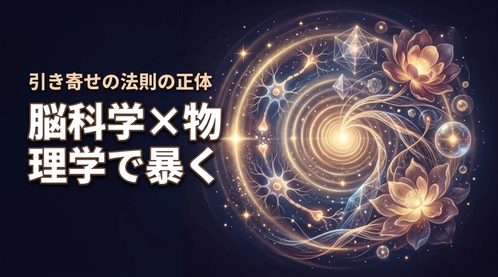 スピリチュアルはもう古い？引き寄せの法則を脳科学と理論物理学から論理的に暴く（記事のアイキャッチ画像）
