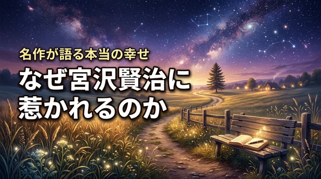なぜ宮沢賢治に惹かれるのか？人生の本当の幸せと生きる意味を名作から紐解く（記事のアイキャッチ画像）