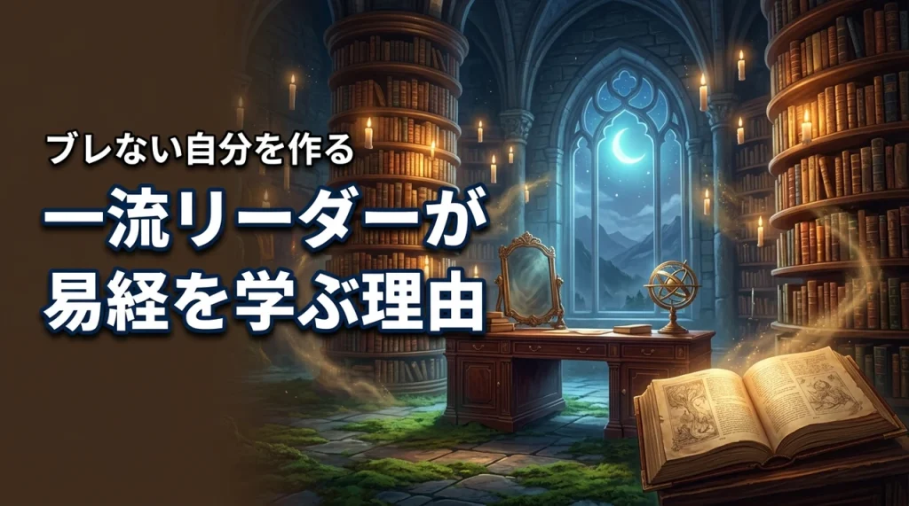 なぜ一流リーダーは易経を愛読する？人生の悩みを解消しブレない軸を作る方法とは（記事のアイキャッチ画像）